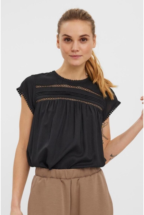 Vero Moda vmdebbie pleat s/l top ga noos