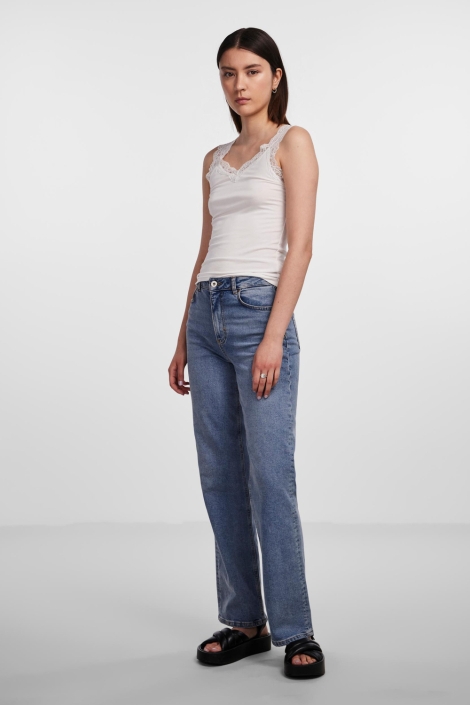 Pieces witte dames top