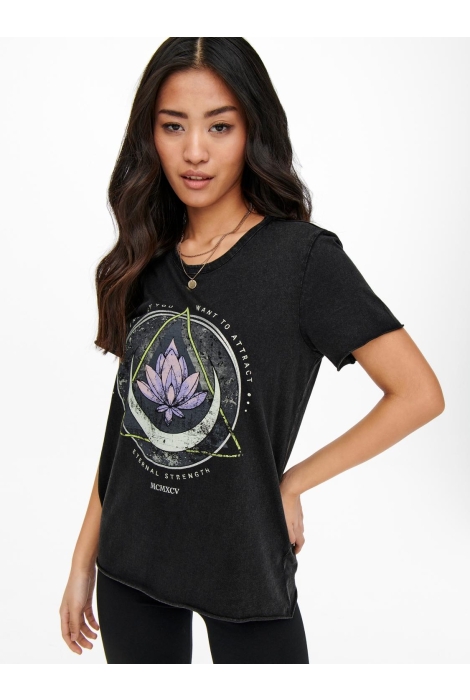 Only zwarte dames t-shirt | 
