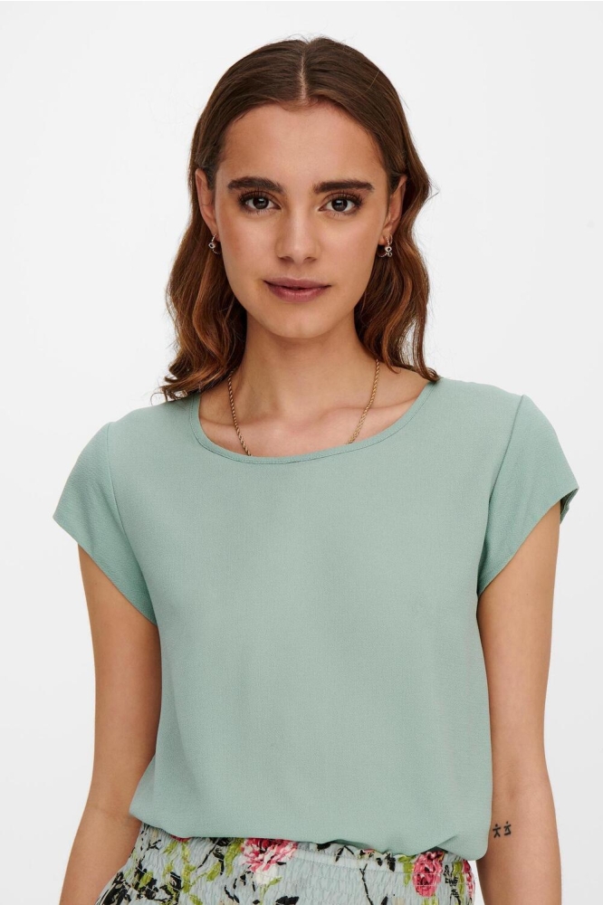 Only groene dames t-shirt