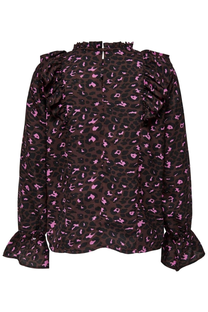 ONLRYLEE LIFE L/S FRILL TOP PTM 15275599 Rose Violet