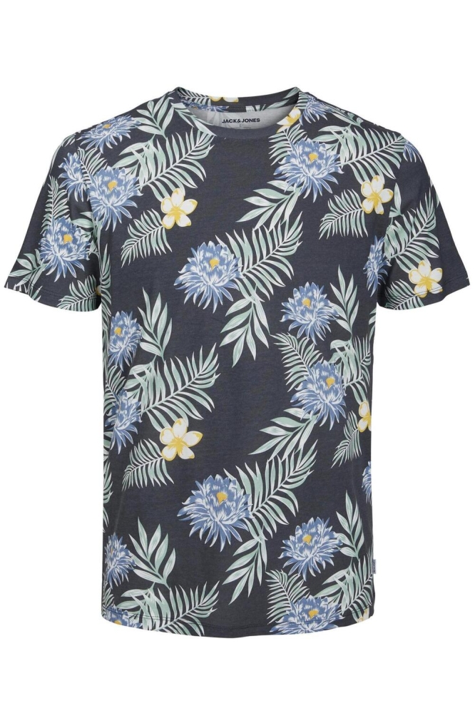 JJBECS AOP TEE SS CREW NECK 12224694 Asphalt
