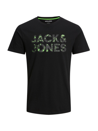 Jack & Jones T-shirt JJNEON POP TEE SS CREW NECK 12221930 Black