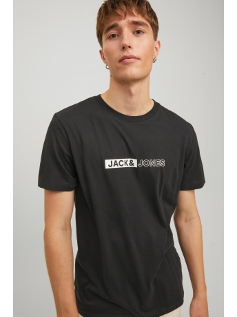 Jack & Jones T-shirt JJNEO TEE SS CREW NECK 12221946 BLACK/SMALL