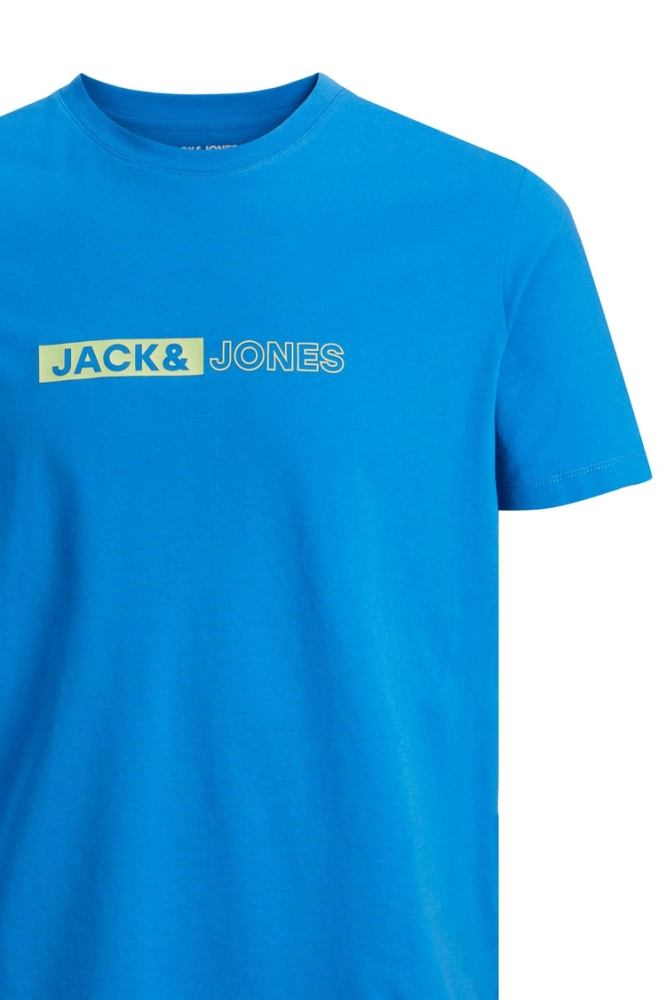 JJNEO TEE SS CREW NECK 12221946 FRENCH BLUE/SMALL