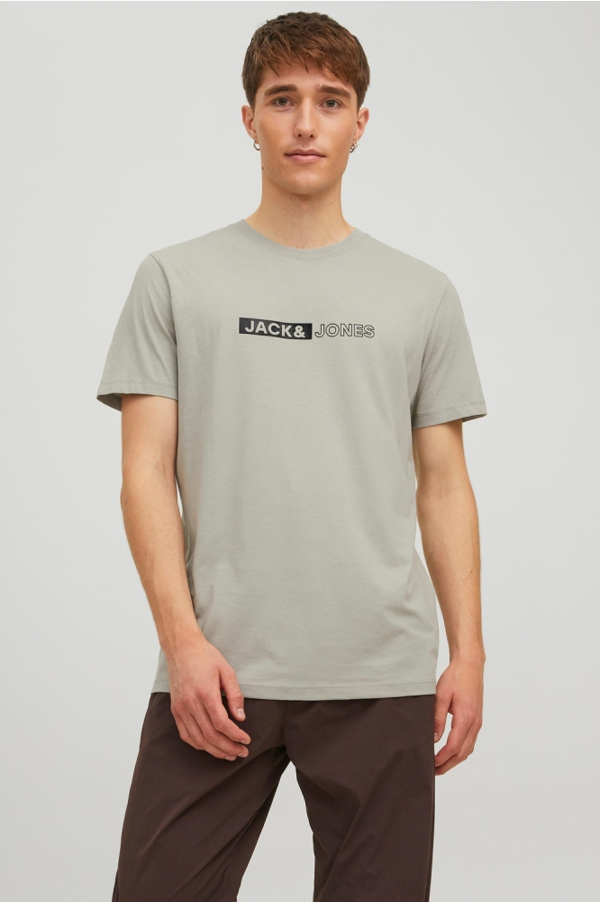 JJNEO TEE SS CREW NECK 12221946 WROUGHT IRON/SMALL