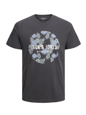 Jack & Jones T-shirt JJBECS SHAPE TEE SS CREW NECK 12224688 ASPHALT