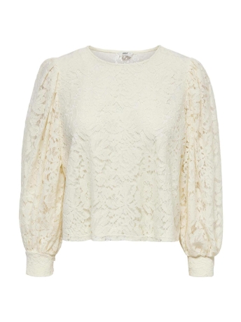 Only T-shirt ONLYRSA 78 LACE TOP NL WVN 15283271 Creme