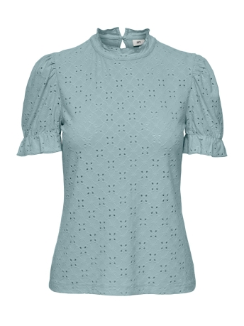Jacqueline de Yong T-shirt JDYCATHINKA S/S HIGHNECK TOP JRS AT 15288731 Ether