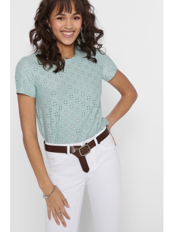 Jacqueline de Yong T-shirt JDYCATHINKA S/S TAG TOP JRS NOOS 15158450 Ether