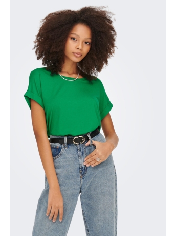 Only T-shirt ONLMOSTER S/S O-NECK TOP NOOS JRS 15106662 JOLLY GREEN