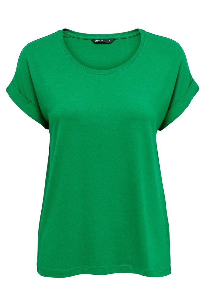 Only groene dames t-shirt | Vooraanzicht