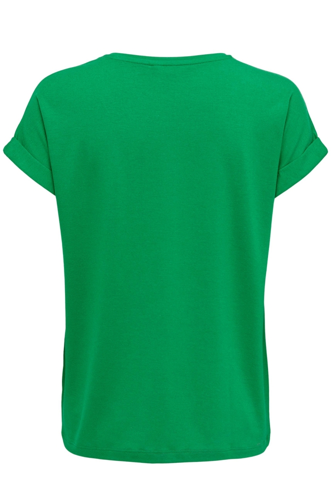Only groene dames t-shirt | Achteraanzicht