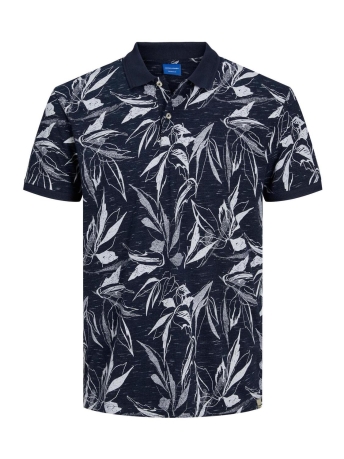 Jack & Jones Polo JORCRAYON AOP POLO SS 12230268 NAVY BLAZER