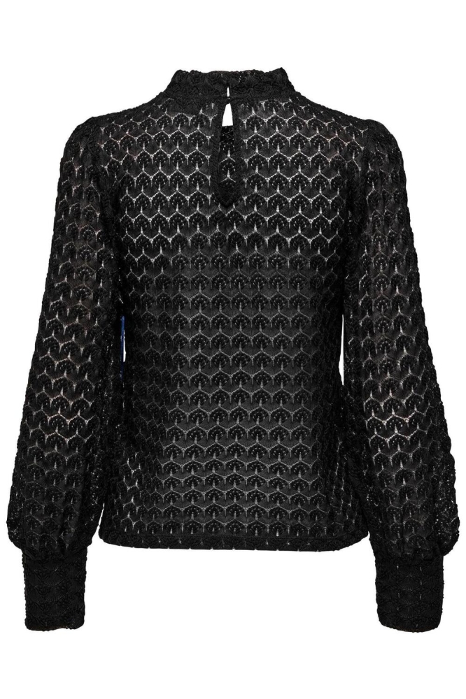 JDYAVERY L/S LACE TOP JRS 15268408 BLACK