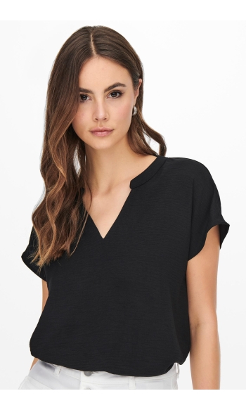 JDYLION S/S TOP WVN NOOS 15249287 Black