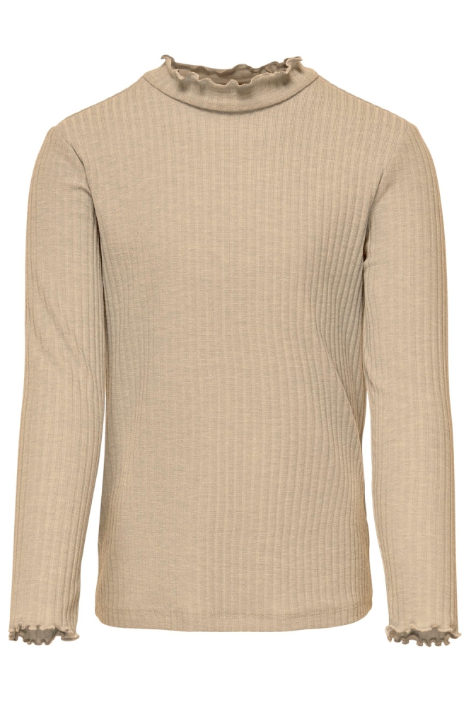 KOGNELLA L/S HIGH NECK TOP JRS NOOS 15212059 Humus