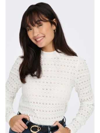 Only Blouse ONLROSALINE L/S PUFF TOP JRS 15285484 CLOUD DANCER