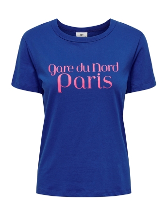 Jacqueline de Yong T-shirt JDYHANSON S/S PRINT TOP JRS 15292009 Surf the Web/Paris