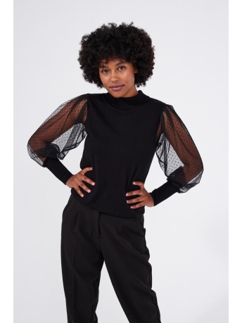 Freequent Trui FQDOTKA PU 123717 BLACK