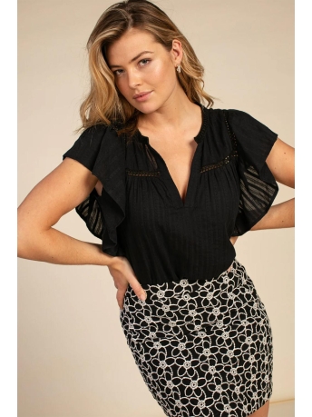 Aaiko Blouse CELESTE CO 520 900 BLACK