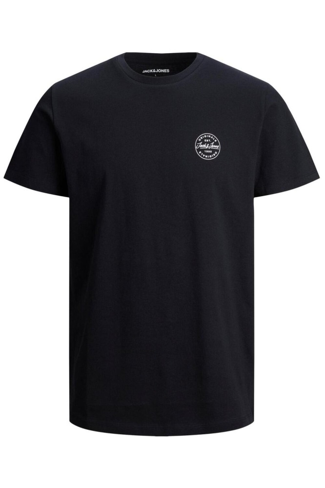 JJESHARK TEE SS CREW NECK NOOS 12205022 BLACK