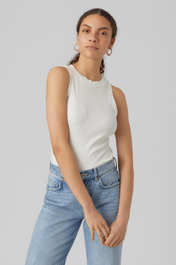 Vero Moda Top VMLAVENDER SL TOP VMA JRS NOOS 10275519 Snow White