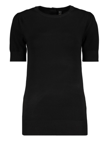 NED T-shirt QUINTY 24 1 2 SS FLAT KNIT 23S1 U106 28 900 BLACK