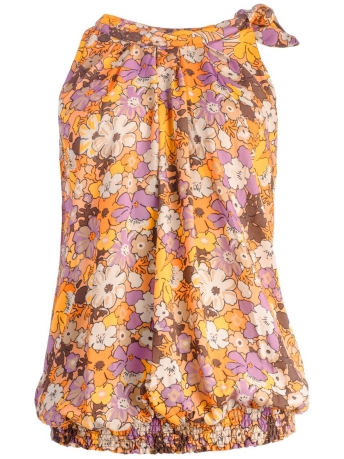 NED Top BIBI VINTAGE FLOWERS WOVEN 23S1 SS050 01 110 OKER