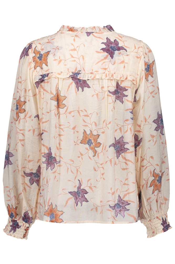 TOP UITVERGROTE FLOWERPRINT 33134 26 Ecru/Brown