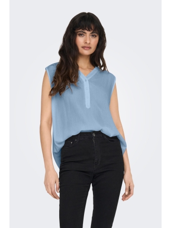 Only Top ONLJETTE LIFE S/L TOP WVN NOOS 15213420 CASHMERE BLUE