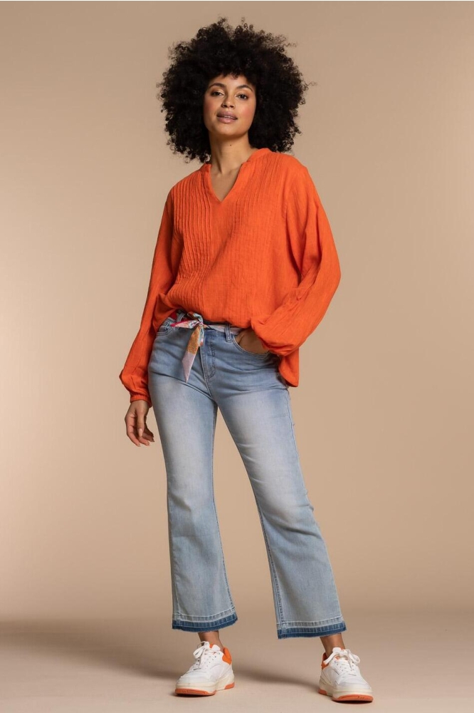 TOP INGEWEVEN PLOOI STRUCTUUR 33052 31 Coral