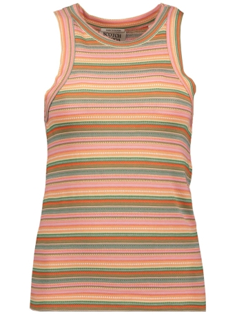 Scotch & Soda Top STRIPE TEXTURED RACER TANKTOP 171781 5798