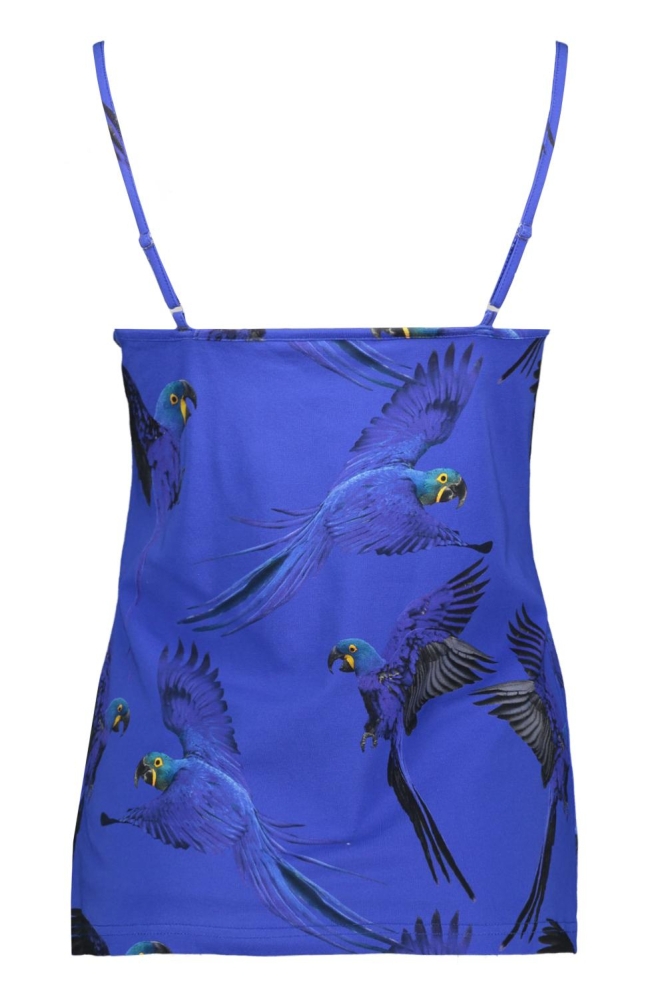 STRAP TOP WOMEN SS 2023 BLUE PARROT