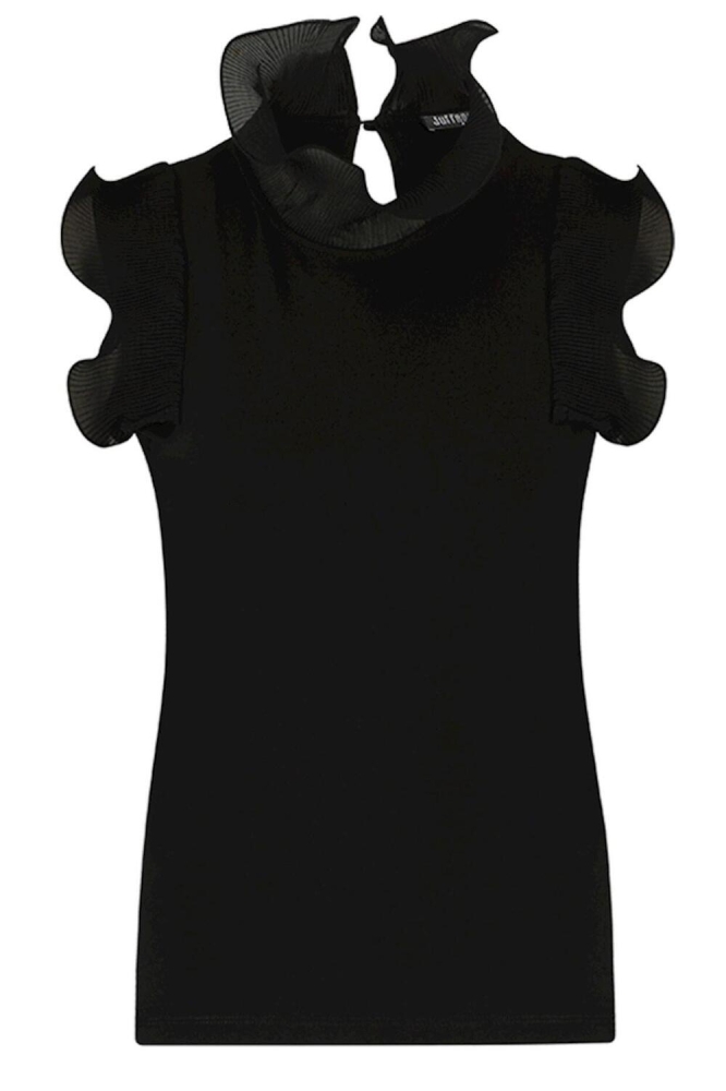 MEREL S23 SLEEVELESS TOP 999 BLACK