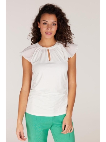 Juffrouw Jansen Top TIGNES S23 SHIRT 10 OFF WHITE