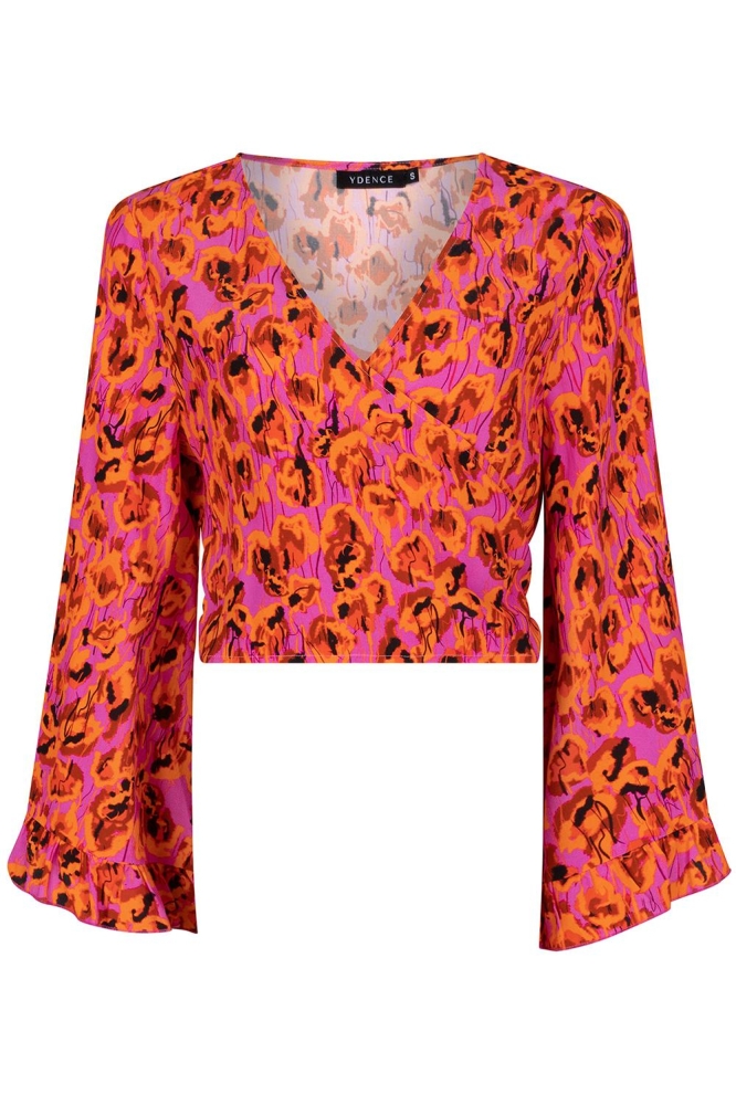 TOP STACY SS2316 PURPLE FLOWER