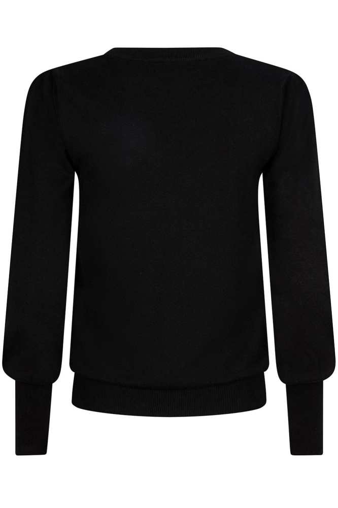 KNITTED TOP VERA CS2310 BLACK