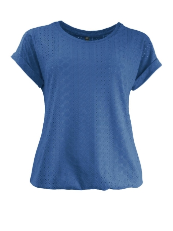 NED T-shirt BRISIA AJOUR KNIT 23S1 U155 02 311 DARK DENIM