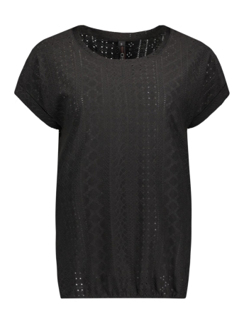 NED T-shirt BRISIA AJOUR KNIT 23S1 U155 02 900 BLACK