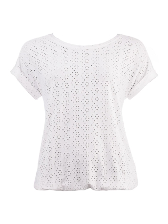 NED T-shirt BRISIA AJOUR KNIT 23S1 U155 02 01 ECRU