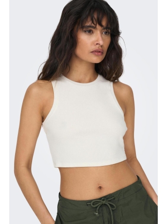 Only Top ONLVILMA S/L CROPPED TANK TOP JRS N 15282771 CLOUD DANCER
