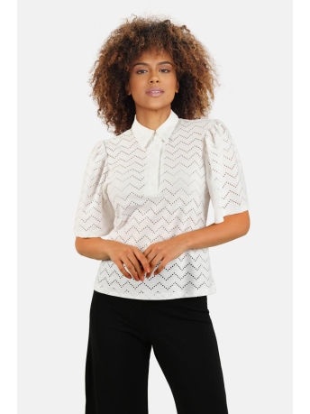 SisterS point Blouse EWA SS 15947 100 WHITE