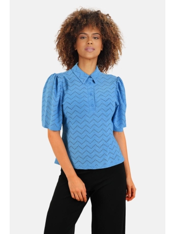 SisterS point Blouse EWA SS 15947 402 AZURE BLUE