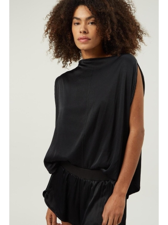10 Days Top SATIN CIRCLE TOP 20 752 3202 1012 BLACK