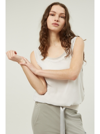 10 Days Top SLEEVELESS TOP CHIFFON 20 455 3202 1078 Light Safari