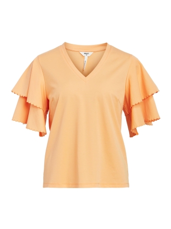 Object T-shirt OBJANNI-LI S/S TOP 126 23041625 Peach Cobbler