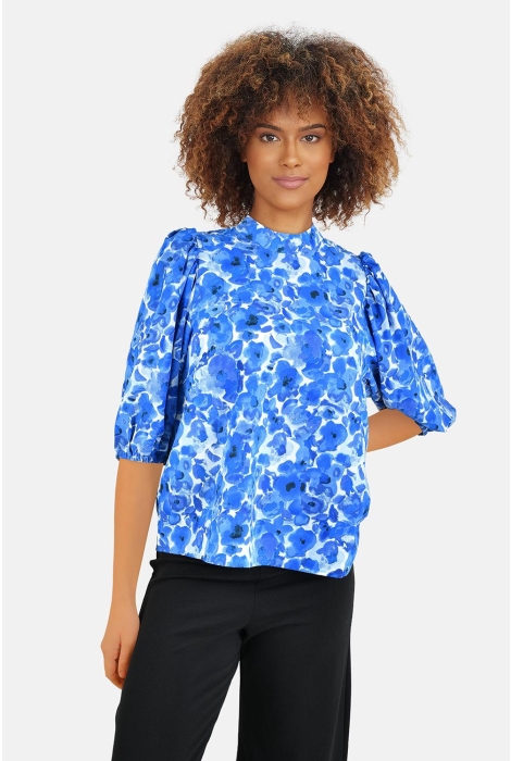 ventia 16107 sisters point blouse blue water print