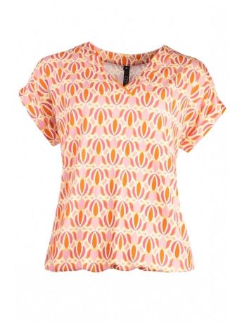 NED T-shirt NOXAN SS TULIPS 23S3 HO095 02 502 ORANGE