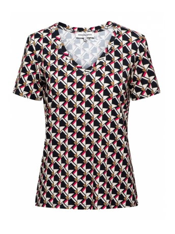 AndCo Woman T-shirt VENICE TRIANGLE TO188 Black